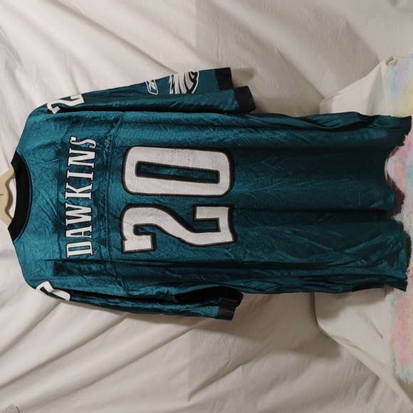 Philadelphia Eagles NFL #20 Dawkins Reebok Jersey Sz.3XL Worn Once - Picture 8 of 11